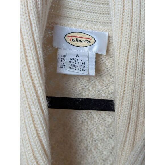 Talbot's Wool toggle knit cardigan sweater Small - Picture 3 of 7